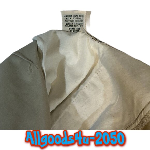 L.L. Bean Khaki Chino Pants Women’s Size 18R Cotton Casual Workwear - Picture 4 of 9